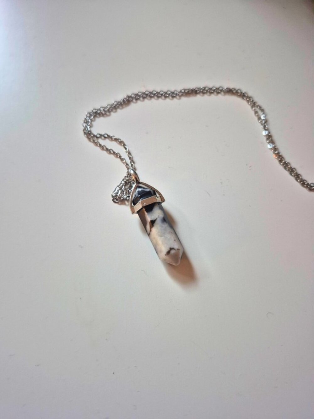 Zebra Jasper Gemstone Necklace - Picture 3 of 3